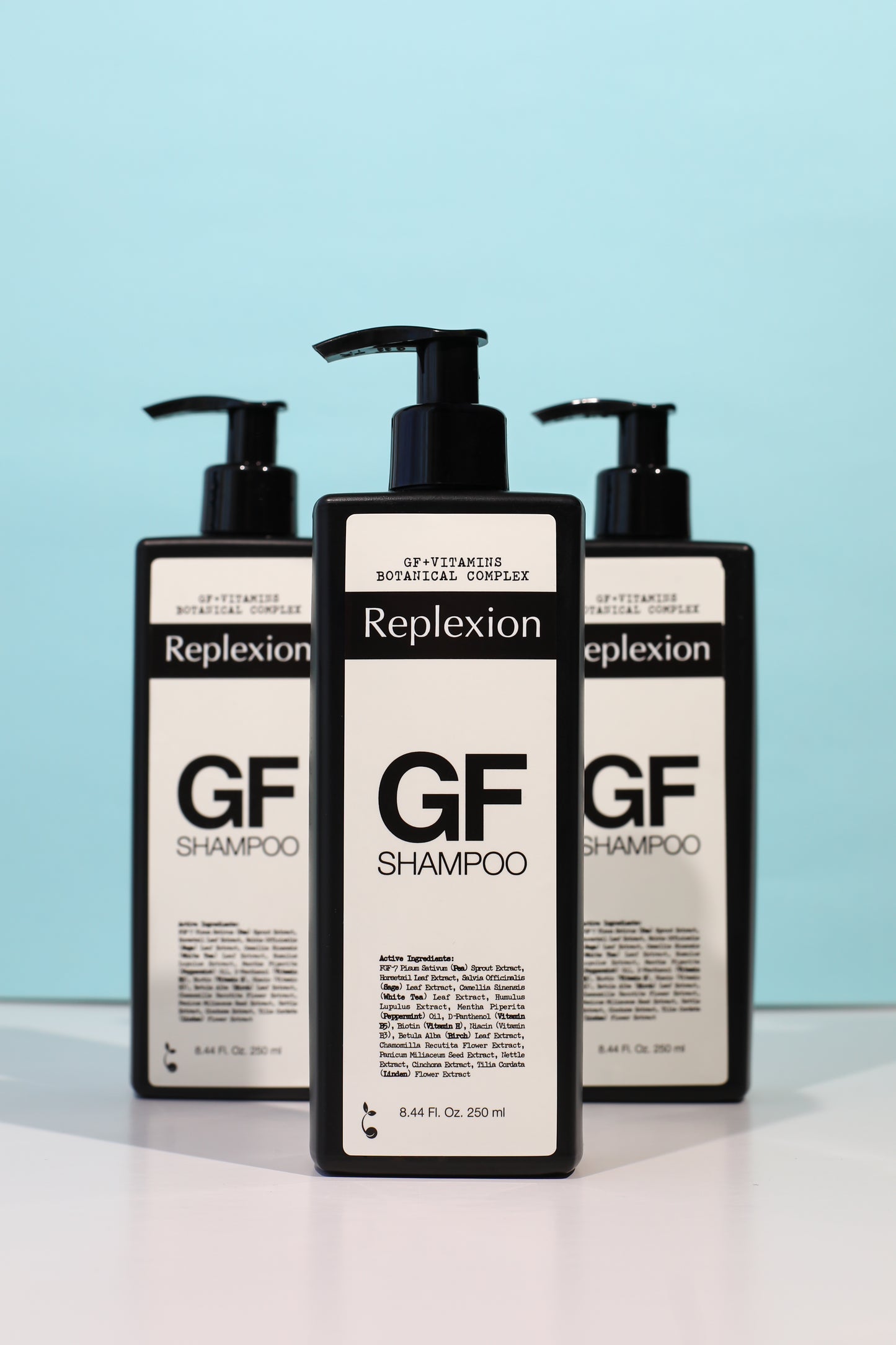 GF SHAMPOO 250ML. ANTI-HAIR LOSS, HAIR
THICKENING 250ml. x 3 Pieces: 750 ML