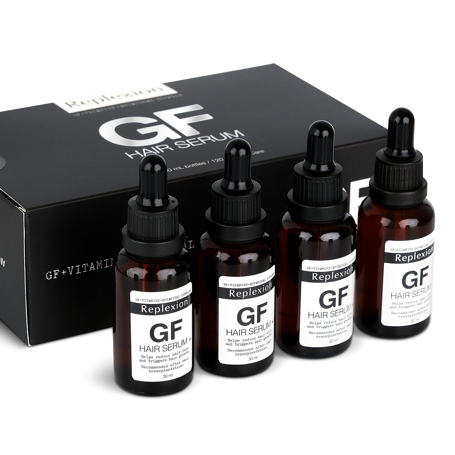 Replexion GF Hair Serum 30ml x 8 Şişe 240 ML – Anti-Hair Loss & Saç Ekimi Serum