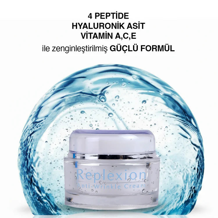 REPLEXION ANTI-WRINKLE CREAM 50ML.
ANTI-WRINKLE, DEVELOPED ANTI-AGING
CREAM