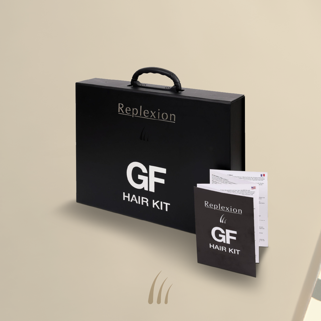 Replexion GF Hair Kit Alopecia,Anti-Hair Loss, Hair Growth, Saç Çıkartan Serum, Saç Kalınlaştıran Şampuan, Saç Ekimi