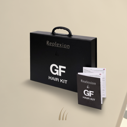 Replexion GF Hair Kit Alopezie, Anti-Haarausfall, Haarwachstum, Haarwuchsserum, Haarverdichtungsshampoo, Haartransplantation