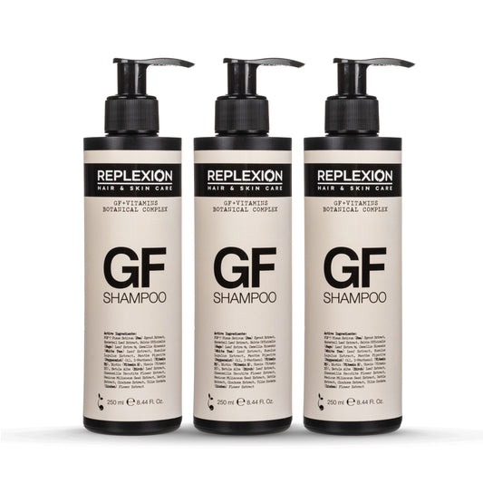 GF SHAMPOO 250ML. ANTI-HAIR LOSS, HAIR
THICKENING 250ml. x 3 Pieces: 750 ML 
