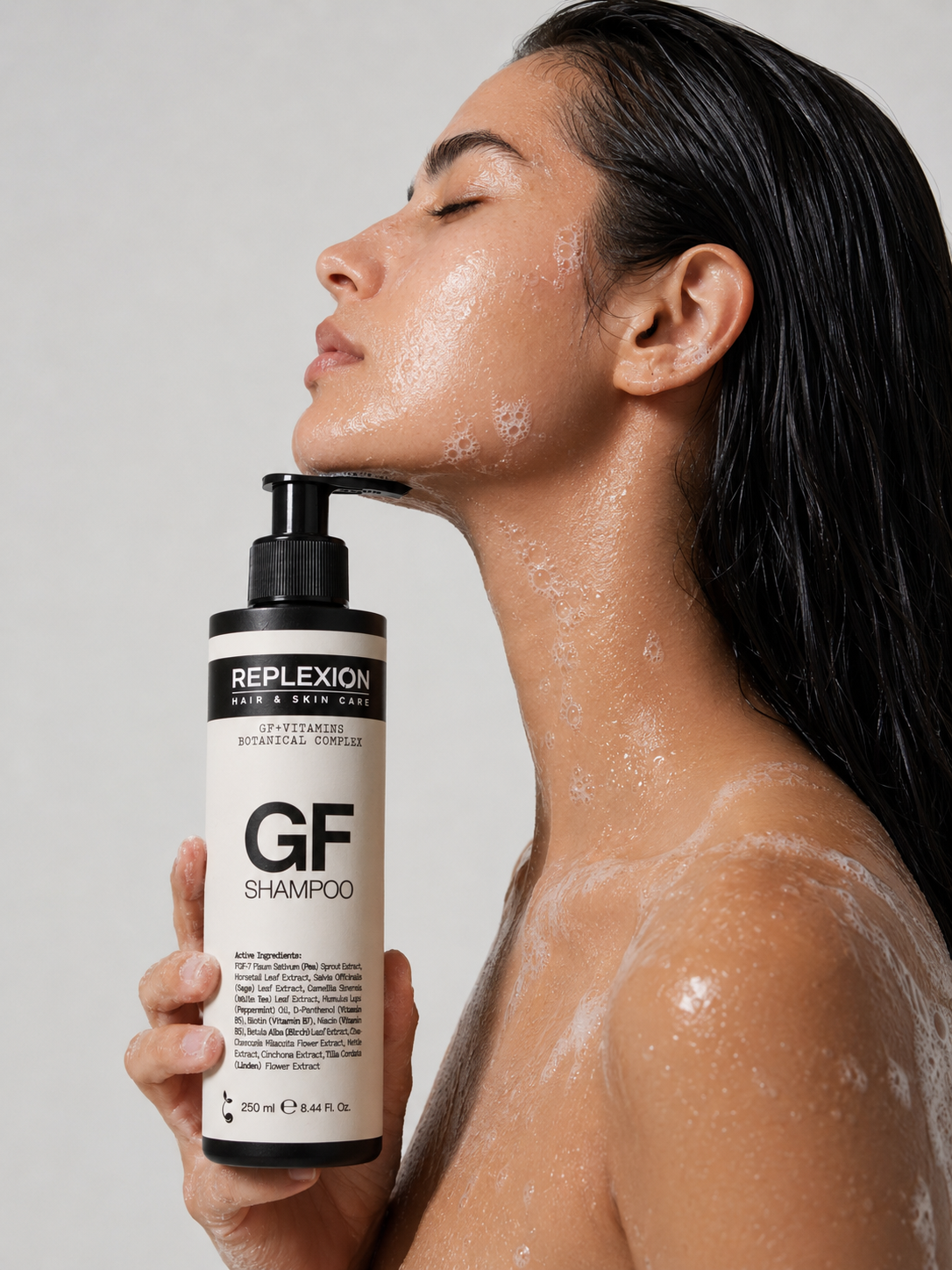 GF SHAMPOO 250ML. ANTI-HAIR LOSS, HAIR THICKENING 