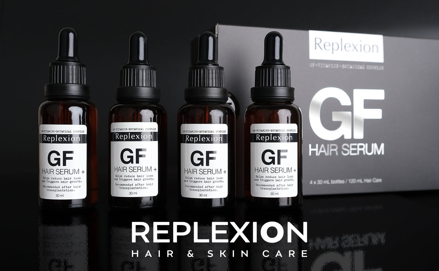 Replexion GF Hair Serum 30ml x 8 Şişe 240 ML – Anti-Hair Loss & Saç Ekimi Serum