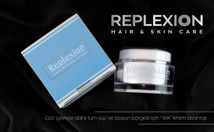 REPLEXION Anti-Falten-Creme 50ml. Anti-Falten, Anti-Aging, Anti-Falten, Hautverjüngungscreme, Peptid, Hyaluronsäure, Vitamin A, Squalan ...