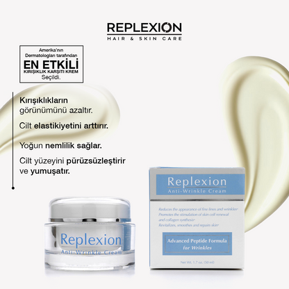 Replexion Anti-Wrinkle Cream 50ml – Kırışıklık Karşıtı & Anti-Aging Cilt Gençleştirici Krem
