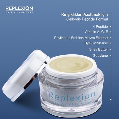 Replexion Anti-Wrinkle Cream 50ml – Kırışıklık Karşıtı & Anti-Aging Cilt Gençleştirici Krem