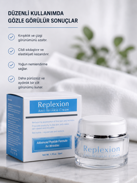 Replexion Anti-Wrinkle Cream 50ml. - Kırışıklık Karşıtı Anti-Aging Krem 50ml.