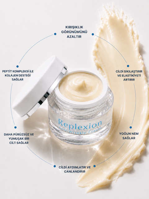 Replexion Anti-Wrinkle Cream 50ml. - Kırışıklık Karşıtı Anti-Aging Krem 50ml.