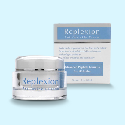 REPLEXION Anti-Falten-Creme 50ml. Anti-Falten, Anti-Aging, Anti-Falten, Hautverjüngungscreme, Peptid, Hyaluronsäure, Vitamin A, Squalan ...